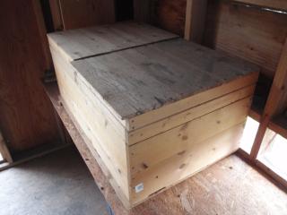 ミツバチの養蜂箱への収納