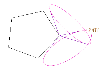 正6角形平面を作図