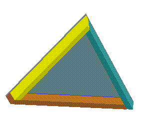 3角部材の製図