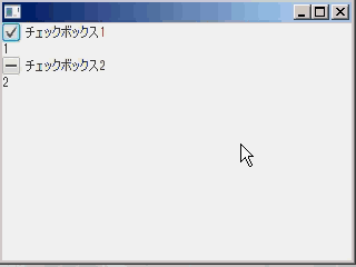 【JavaFX】チェックボックスのサンプルプログラム