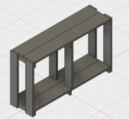 棚の3Dモデル