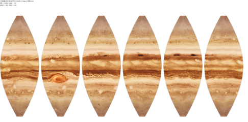 木星の型紙